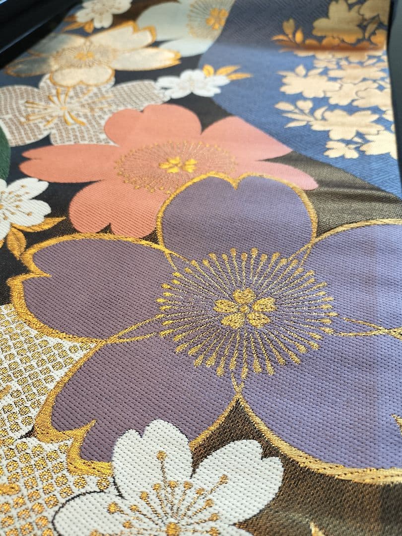 A970★逸品‼️豪華刺繍‼️お祝い‼️テーブルランナー2m19cm