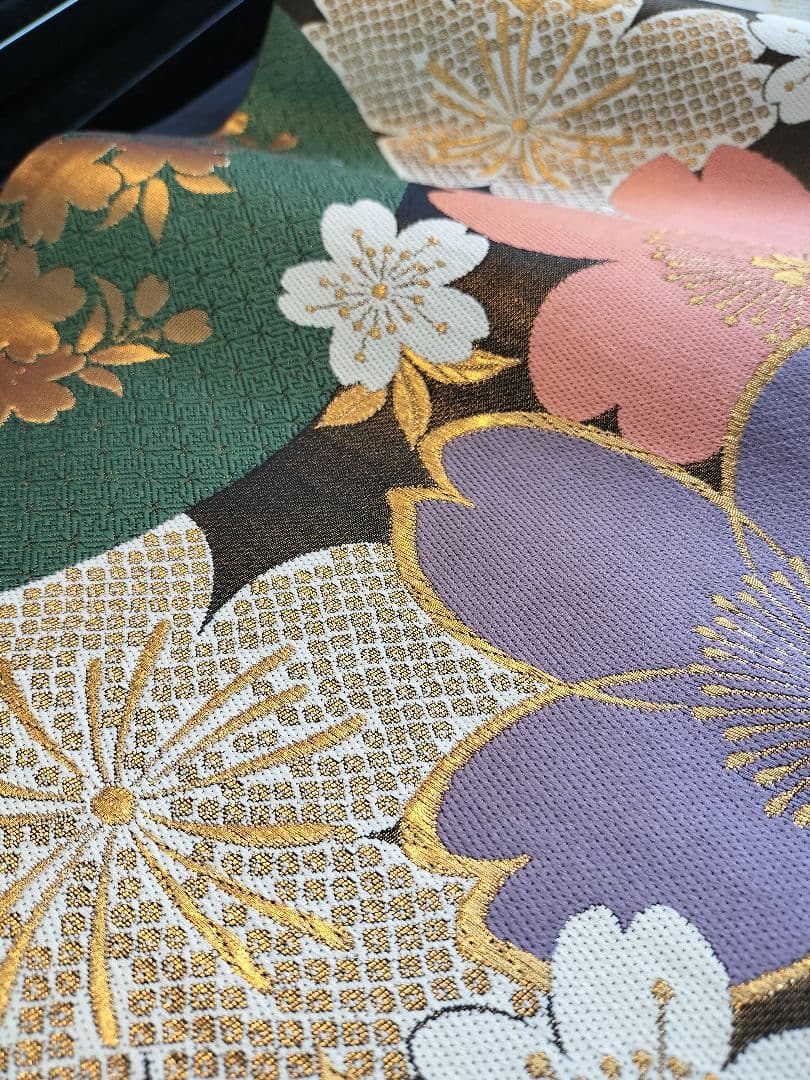 A970★逸品‼️豪華刺繍‼️お祝い‼️テーブルランナー2m19cm