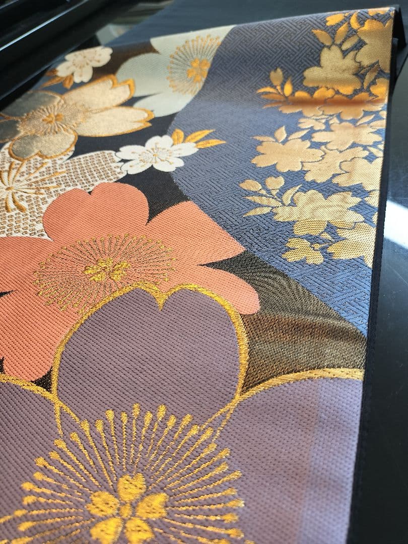 A970★逸品‼️豪華刺繍‼️お祝い‼️テーブルランナー2m19cm