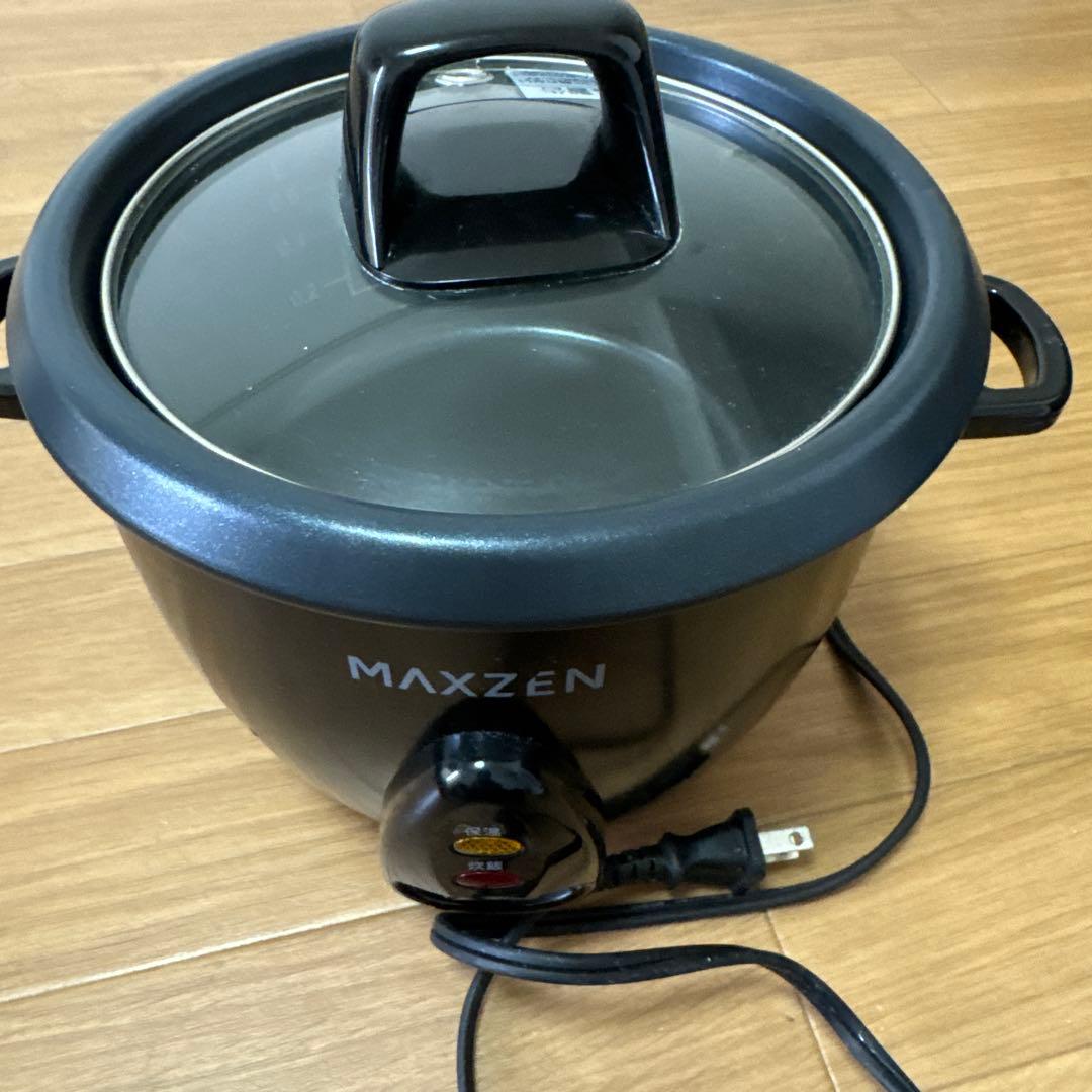 アイリスオーヤマ 電子レンジ 17L ヘルツフリー PMG-T179-W＋炊飯器