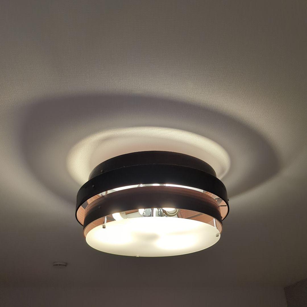 KISHIMAアンプール シーリングライト オシャレ 木製 LED電球付