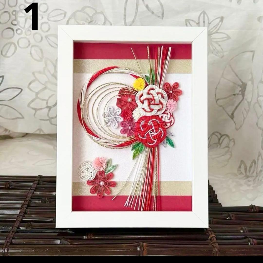 Gobmama ページ　6.和風しめ縄飾り 2点まとめ　ペーパークイリング