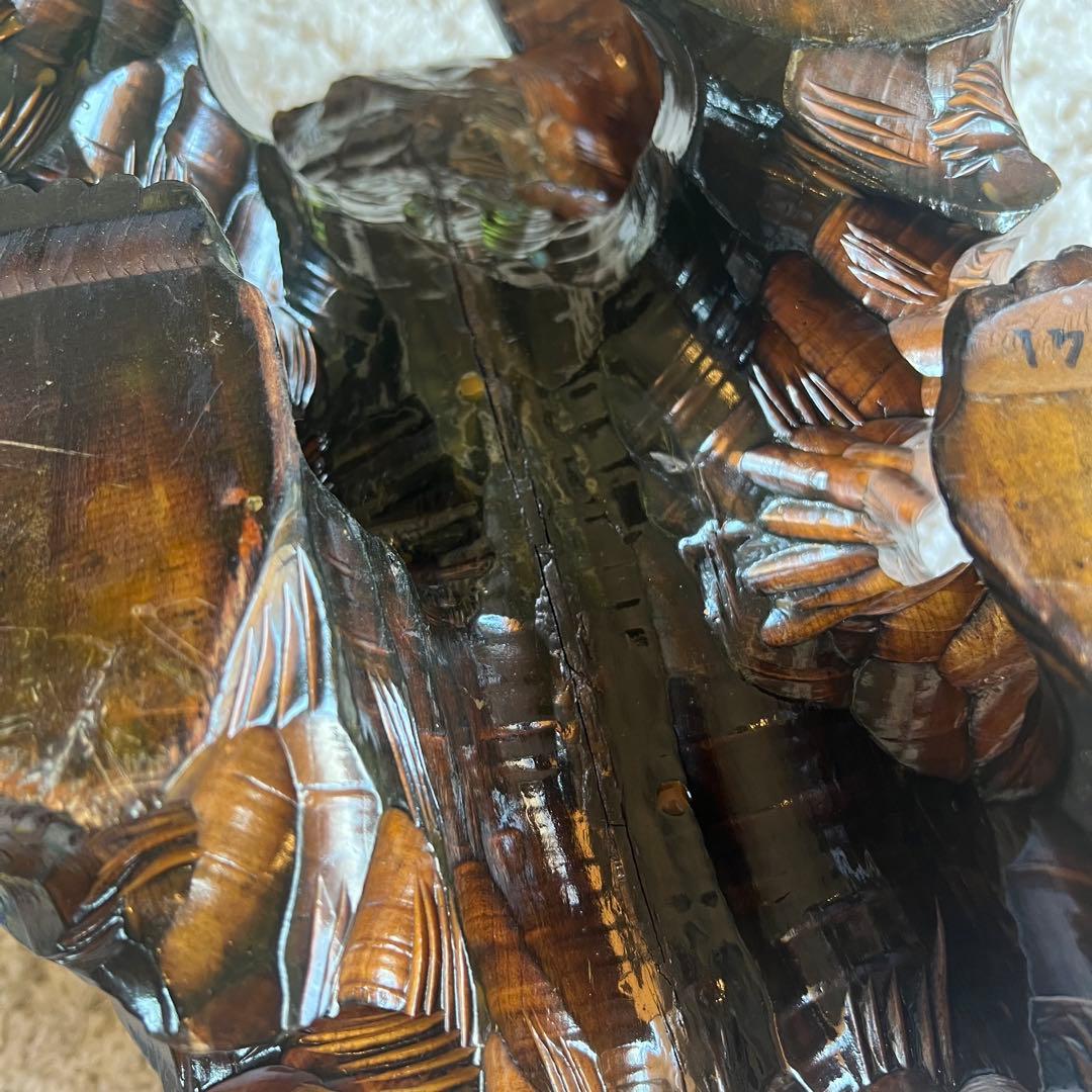 特大！！木彫り 熊 置物 50年物 ビンテージ アンティーク 民芸品