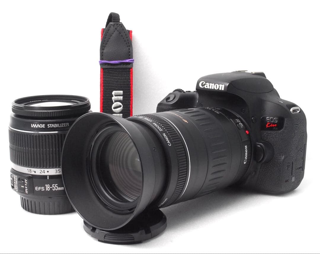 ✨Wi-Fiで簡単スマホ接続✨CANON KISS X9i✨ダブルレンズ✨カメラ