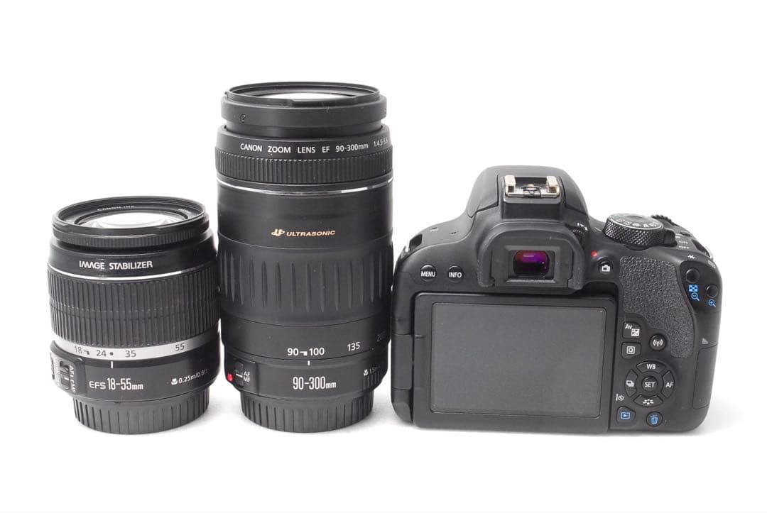 ✨Wi-Fiで簡単スマホ接続✨CANON KISS X9i✨ダブルレンズ✨カメラ