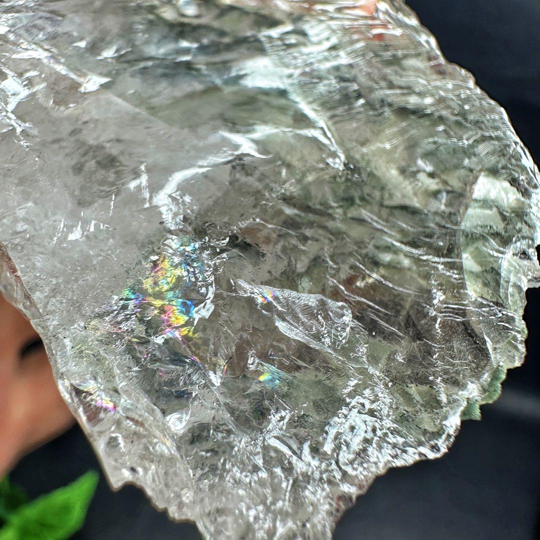 ヒマラヤ水晶レインボー☆フリーフォームアイリスクォーツ クリスタル原石A1479