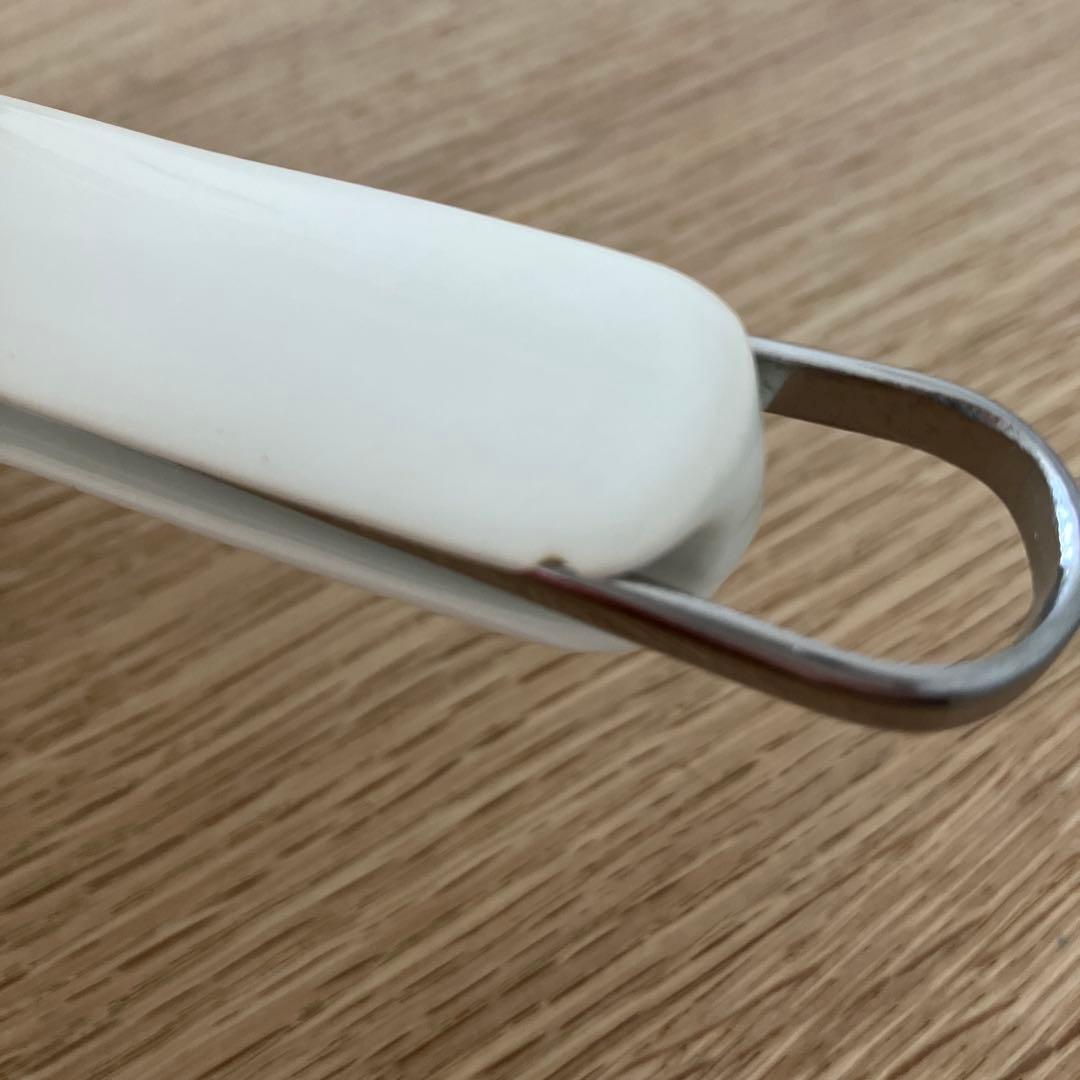 リモージュ　アルミナイト　白磁　片手鍋　11cm