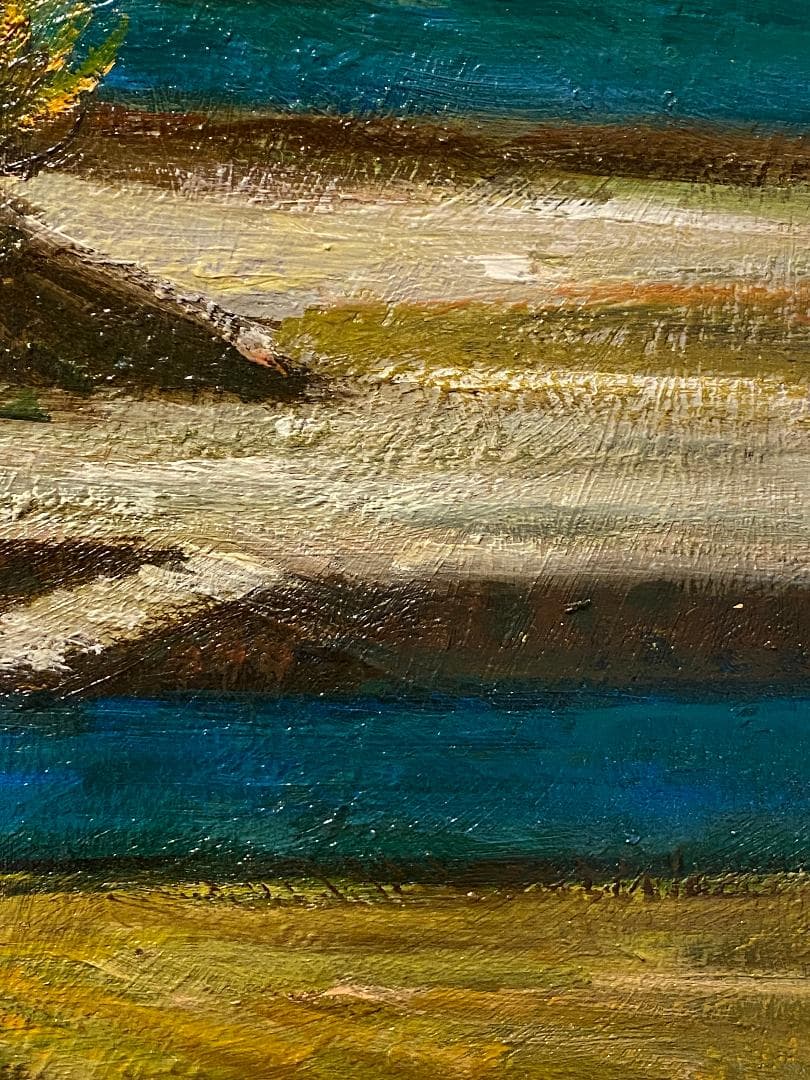 「真作」中谷忠弘「ローマ」風景画　油彩画　額装　サイン有り　F6号