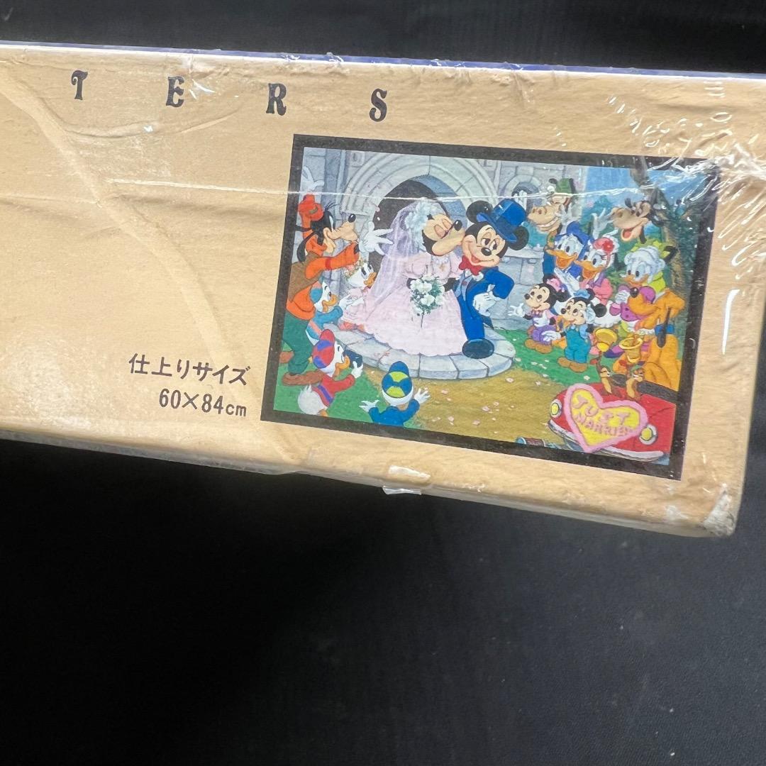 〇J⑧1006 未使用 レトロ ディズニー ウエディングベル パズル 1500