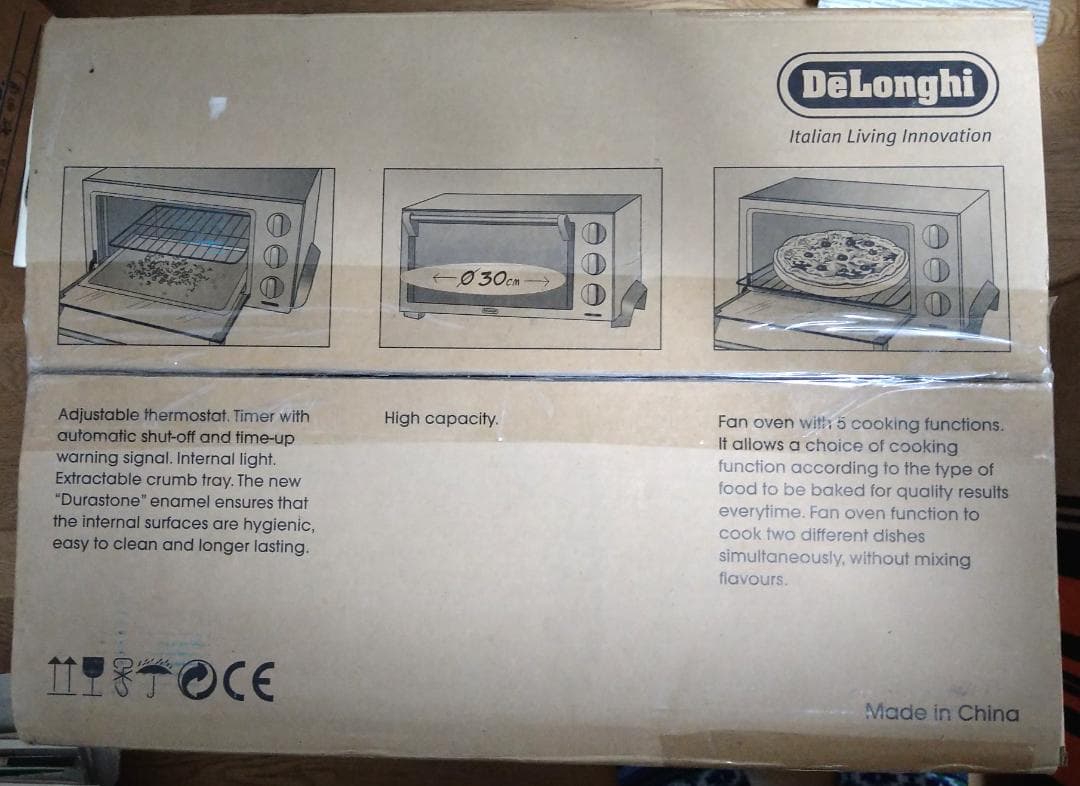 DeLonghi デロンギ ステンレス オーブンレンジ シルバー