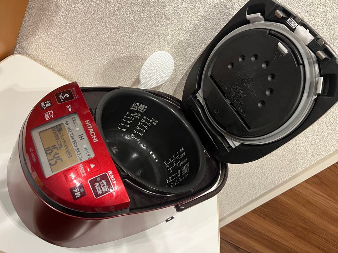 HITACHI 炊飯器 RZ-AX10M 赤