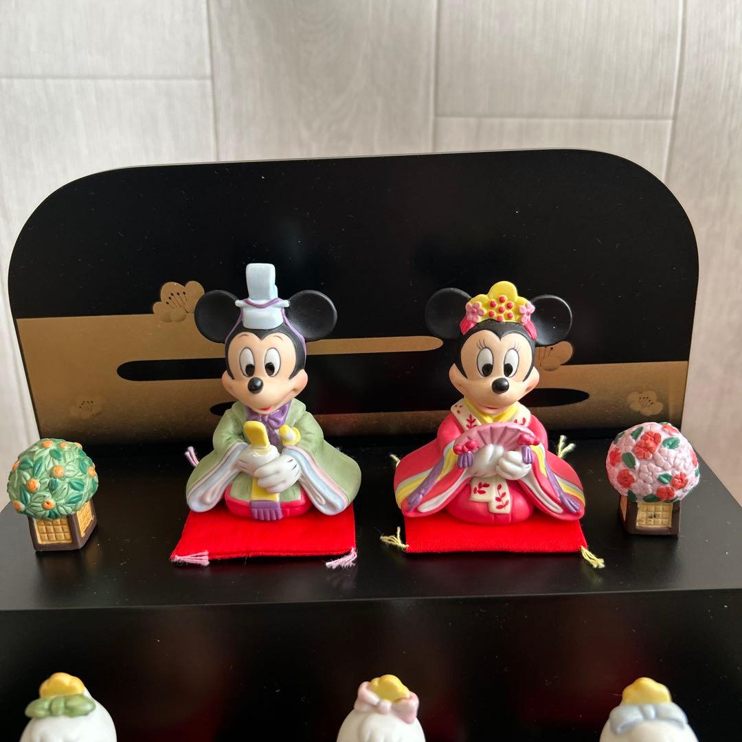 【値下げ】ミッキー＆ミニー 雛人形セット