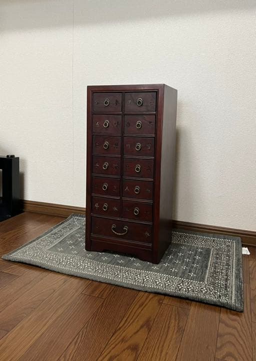 チェスト 薬棚 小物入れ 和 モダン 箪笥 アジアン