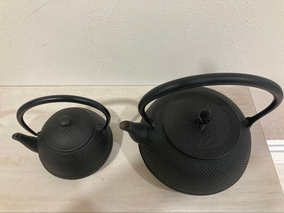 及源　OIGEN　南部鉄器　鉄瓶　550ml　内側も鉄