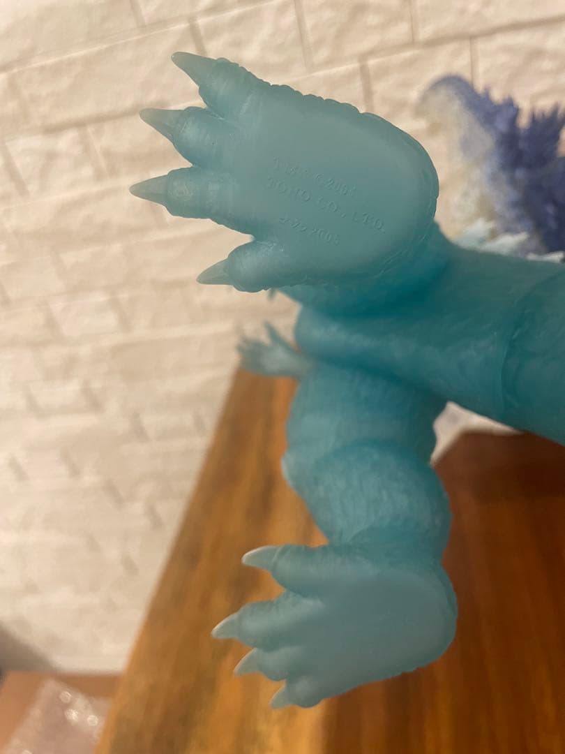 ゴジラ　ソフビ　青　白　赤　三色3体セット