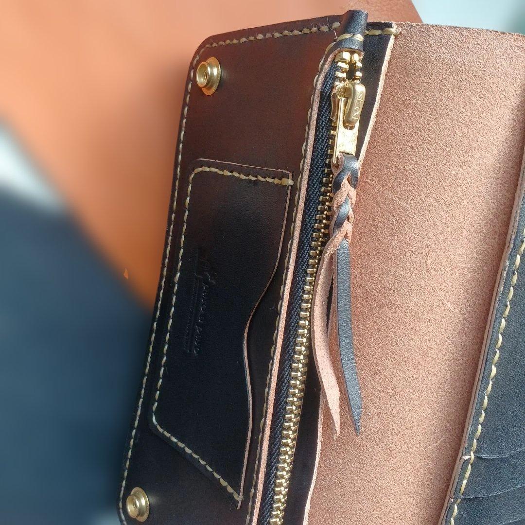 トラッカーウォレット　ロング　茶芯　42TALON復刻