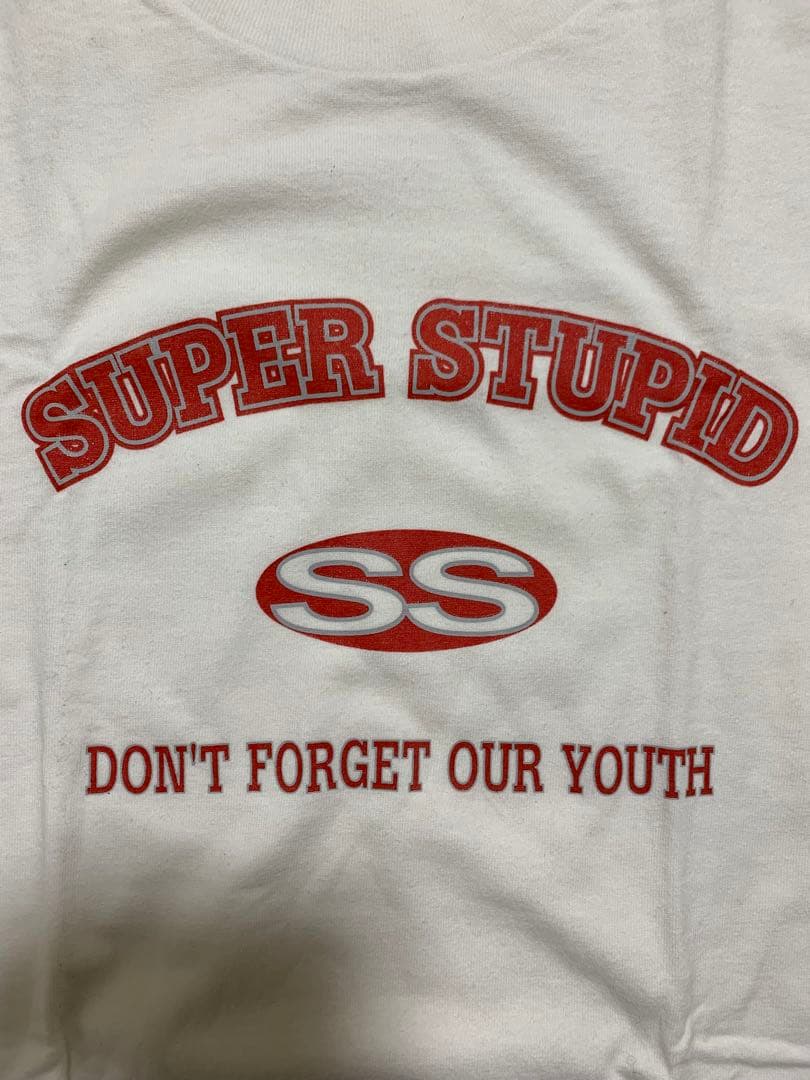 SUPER STUPID Tシャツ Lサイズ ホワイト