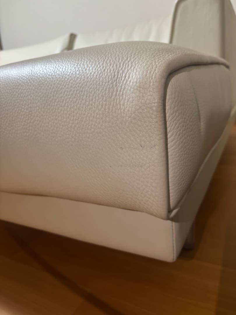 Matteo Grassi イタリア製 本革 カウチソファ/コーナーソファ