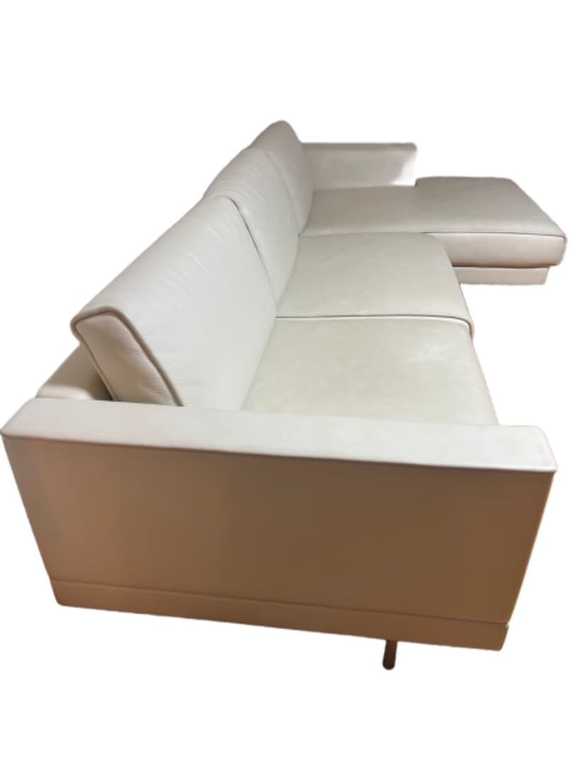 Matteo Grassi イタリア製 本革 カウチソファ/コーナーソファ