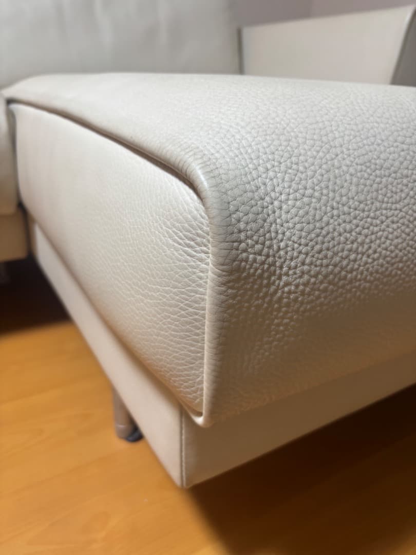 Matteo Grassi イタリア製 本革 カウチソファ/コーナーソファ