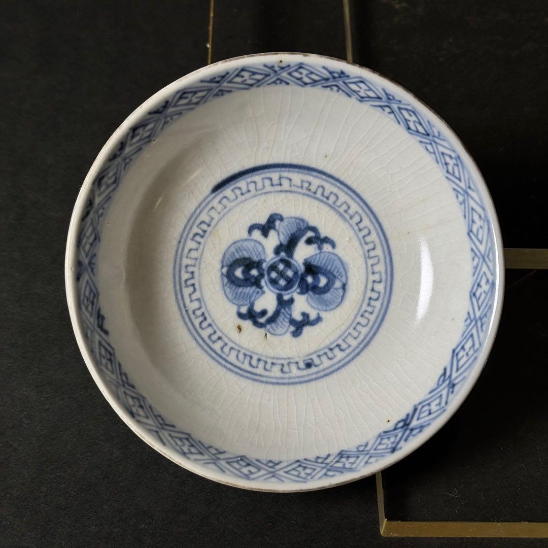 渦福 古伊万里 金襴手 蓋茶碗の５客セット