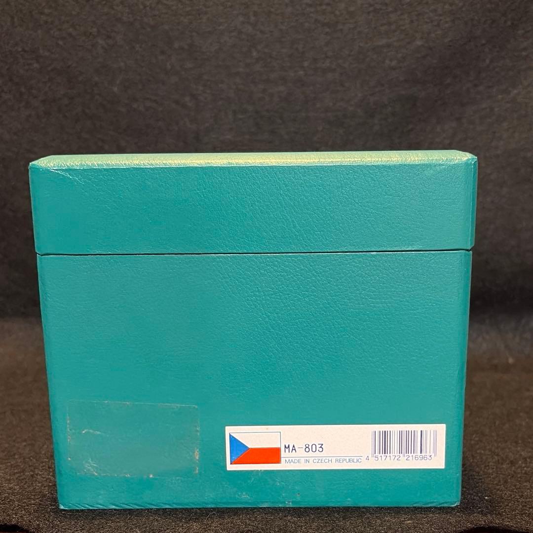 【未使用箱付】最高級 ボヘミアクリスタル マイア 花瓶 MA-803ハンドカット