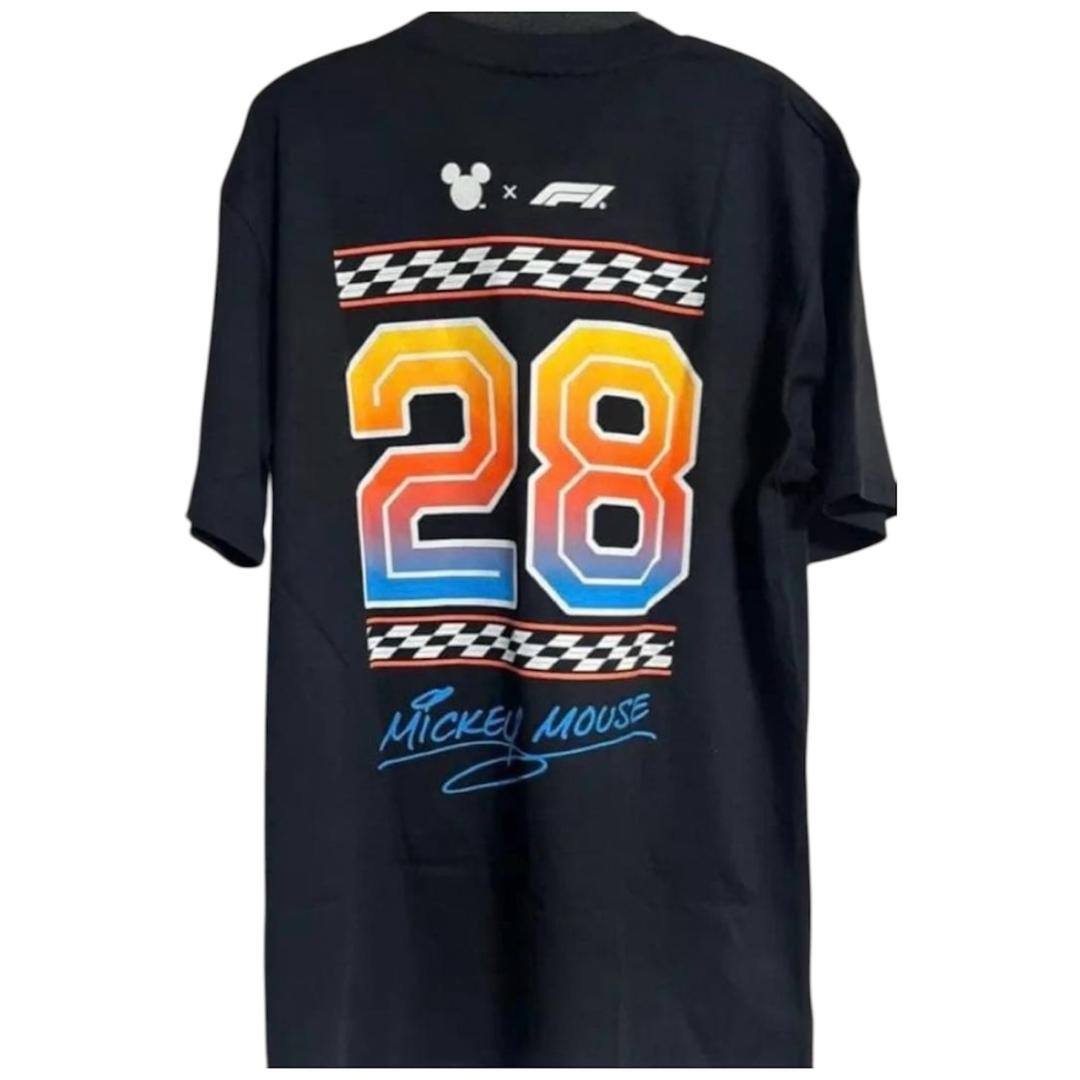 新品 F1 コラボ Tシャツ MICKEY 鈴鹿 ミッキーブラック L