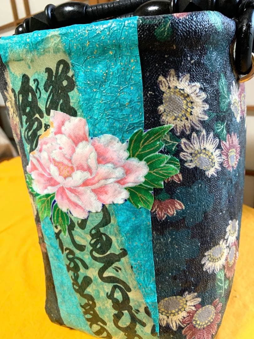 ❤️一閑張りバッグ　菊