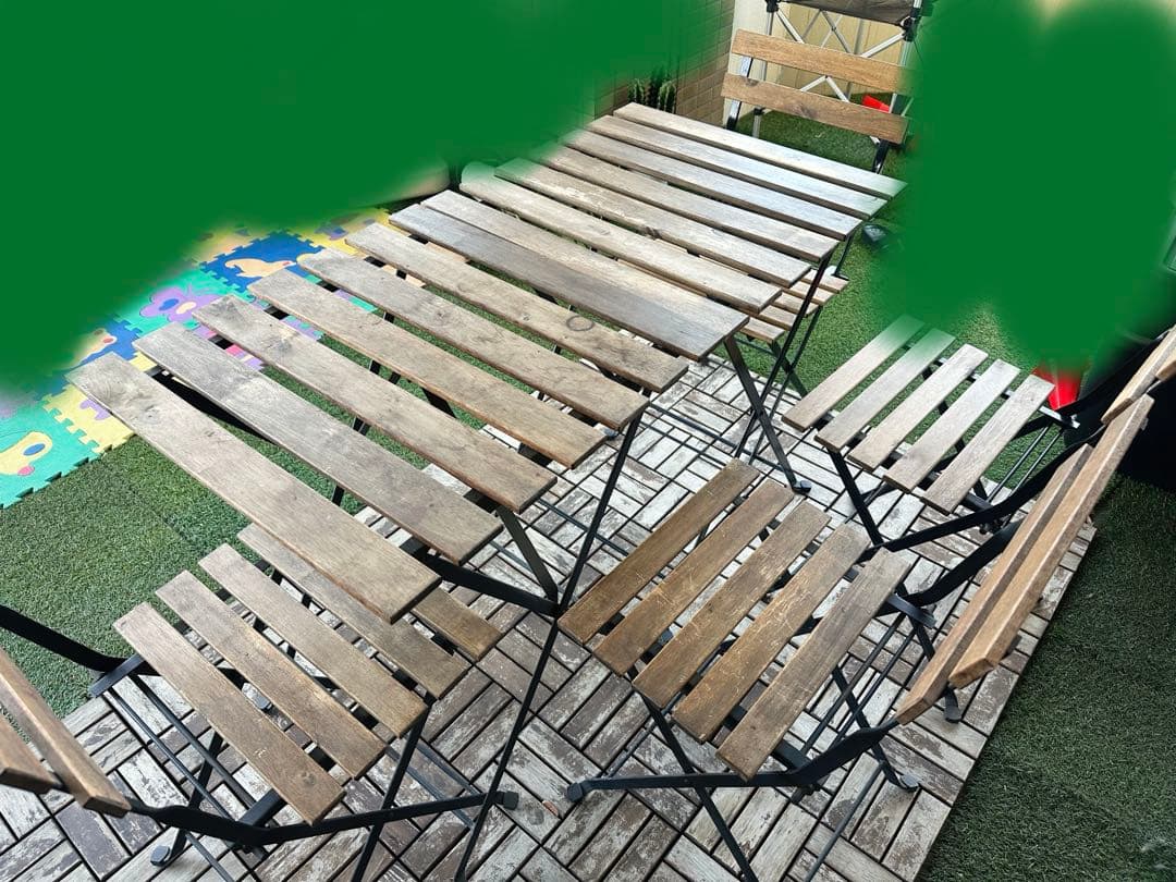 引取可 6点セット　IKEA テルノー　折りたたみ