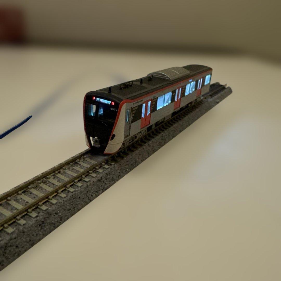 ポポンデッタ6085 都営浅草線5500形 Nゲージ 鉄道模型 全車両室内灯入り