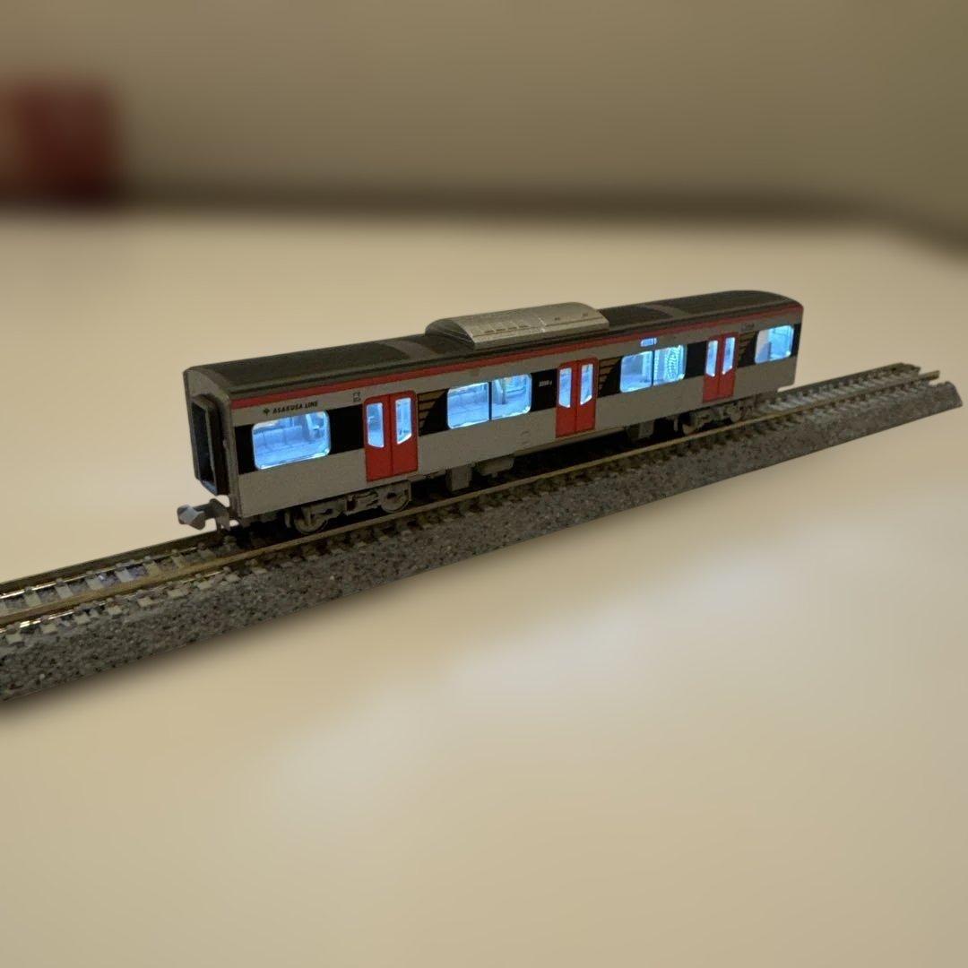 ポポンデッタ6085 都営浅草線5500形 Nゲージ 鉄道模型 全車両室内灯入り