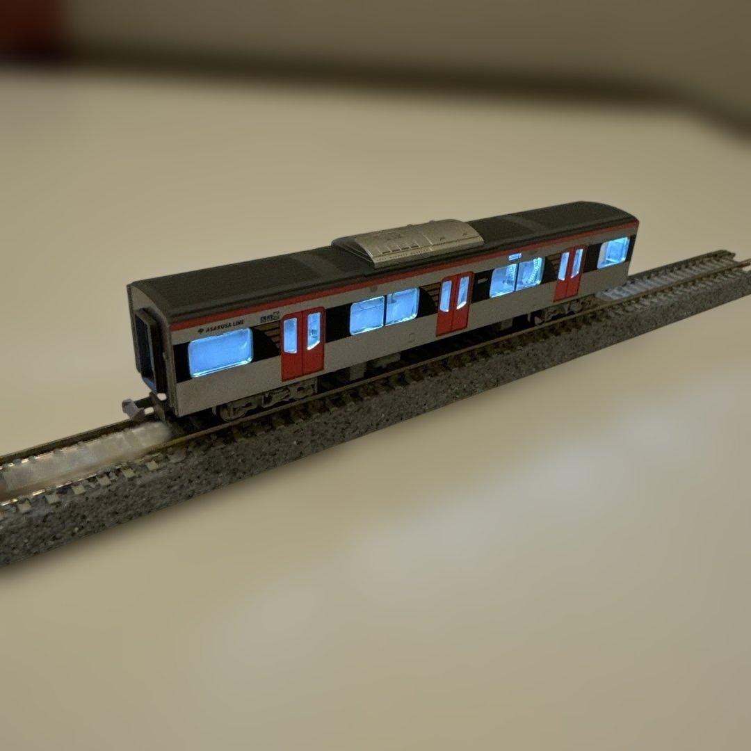 ポポンデッタ6085 都営浅草線5500形 Nゲージ 鉄道模型 全車両室内灯入り