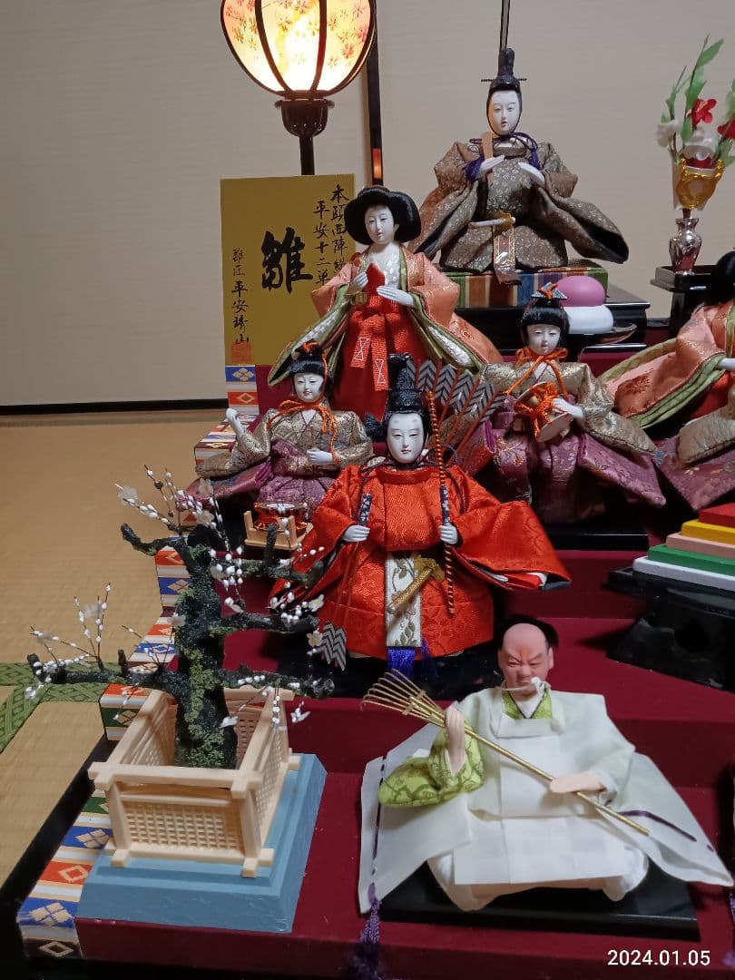 美品　雛人形ケース入り　オルゴール