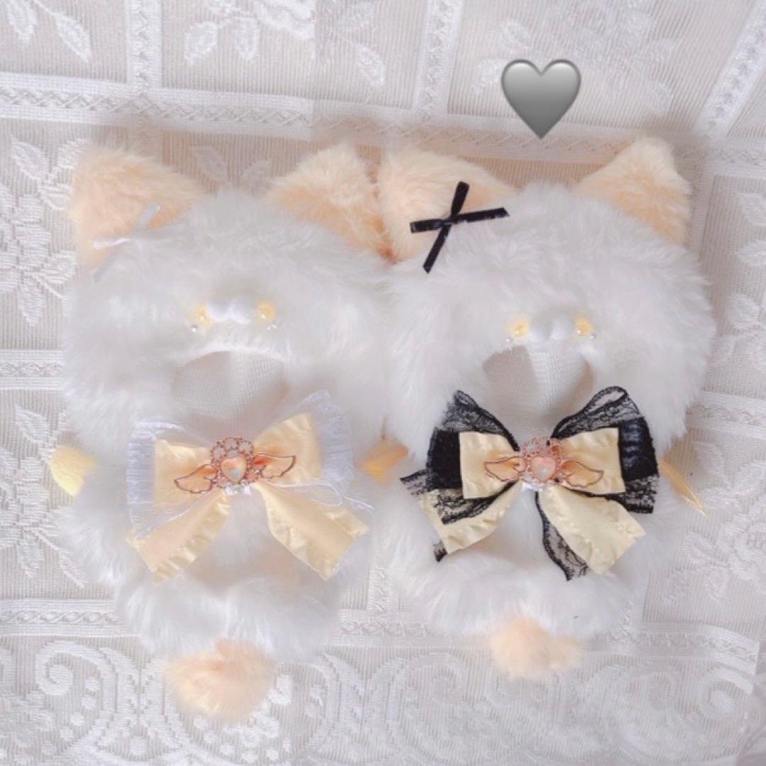 b.113 ぬい服 12cm ちびぐる着ぐるみ スカイブルー 水猫セット♡