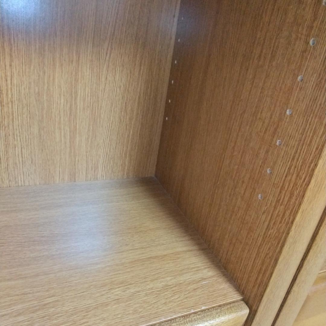 大きい本棚③　木製　ダークブラウン　幅60cm　高224cm　１個　匿名配送のみ