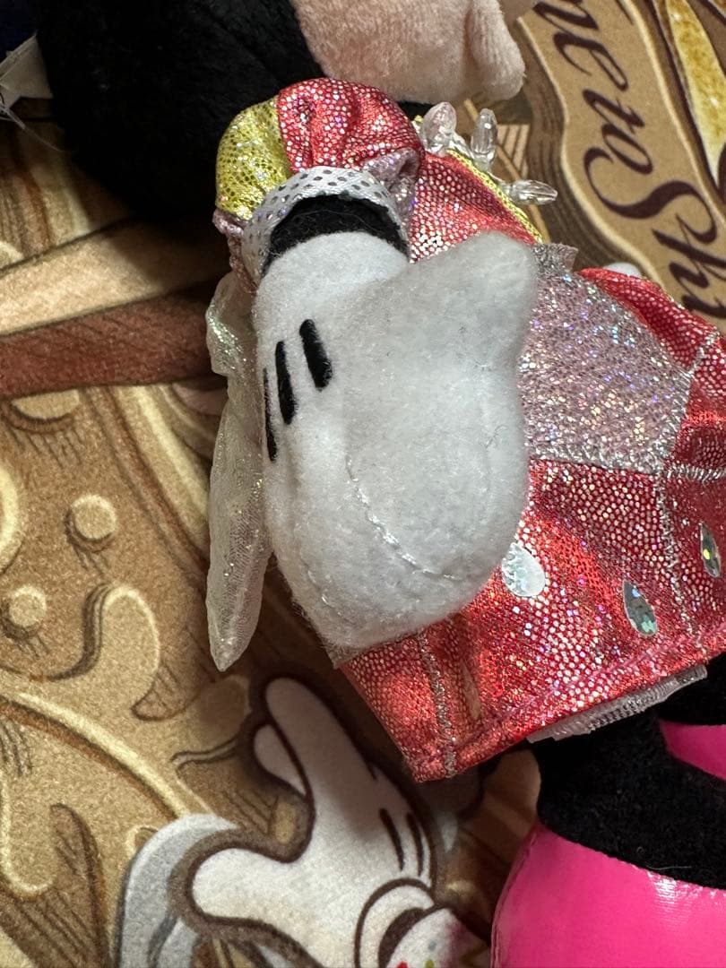 ディズニー ナイトフォールグロウ ミッキー ミニー ぬいぐるみセット&ぬいバ