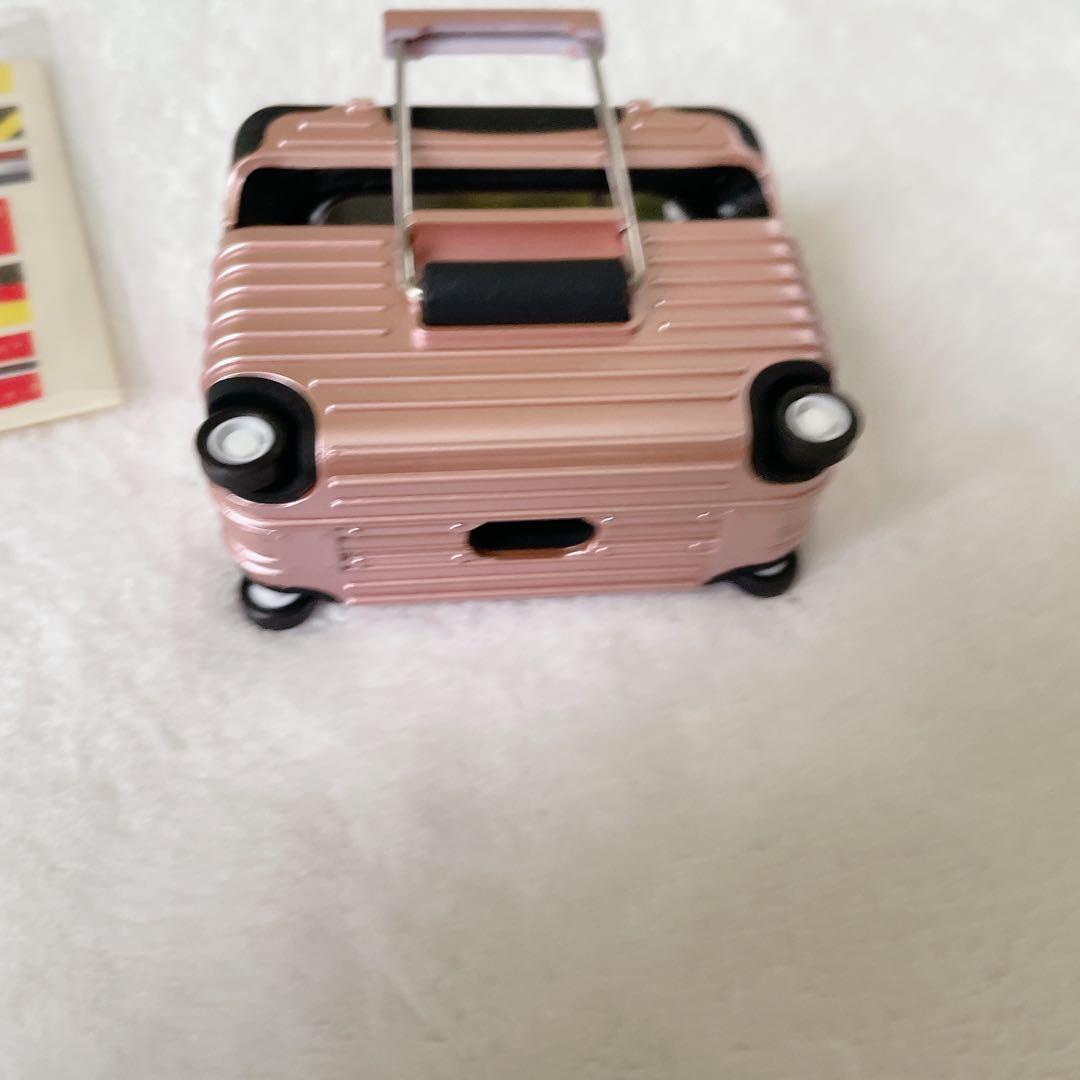 AirPods 3 ケース スーツケース イヤホンケース ピンク