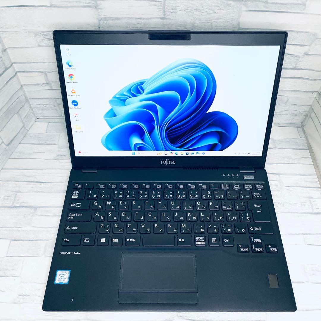 富士通 薄型軽量ノートPC 第8世代core i5 オフィス付 バッテリー良好