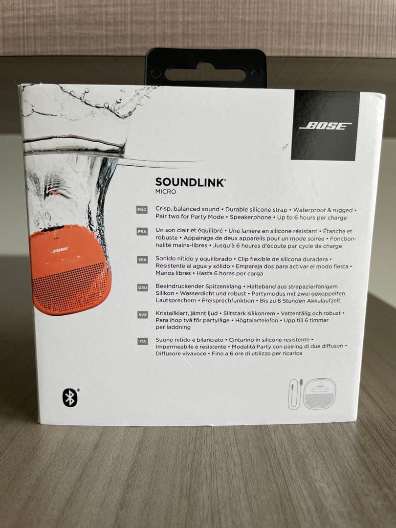 【新品未使用】Bose SOUNLINK MICRO オレンジ