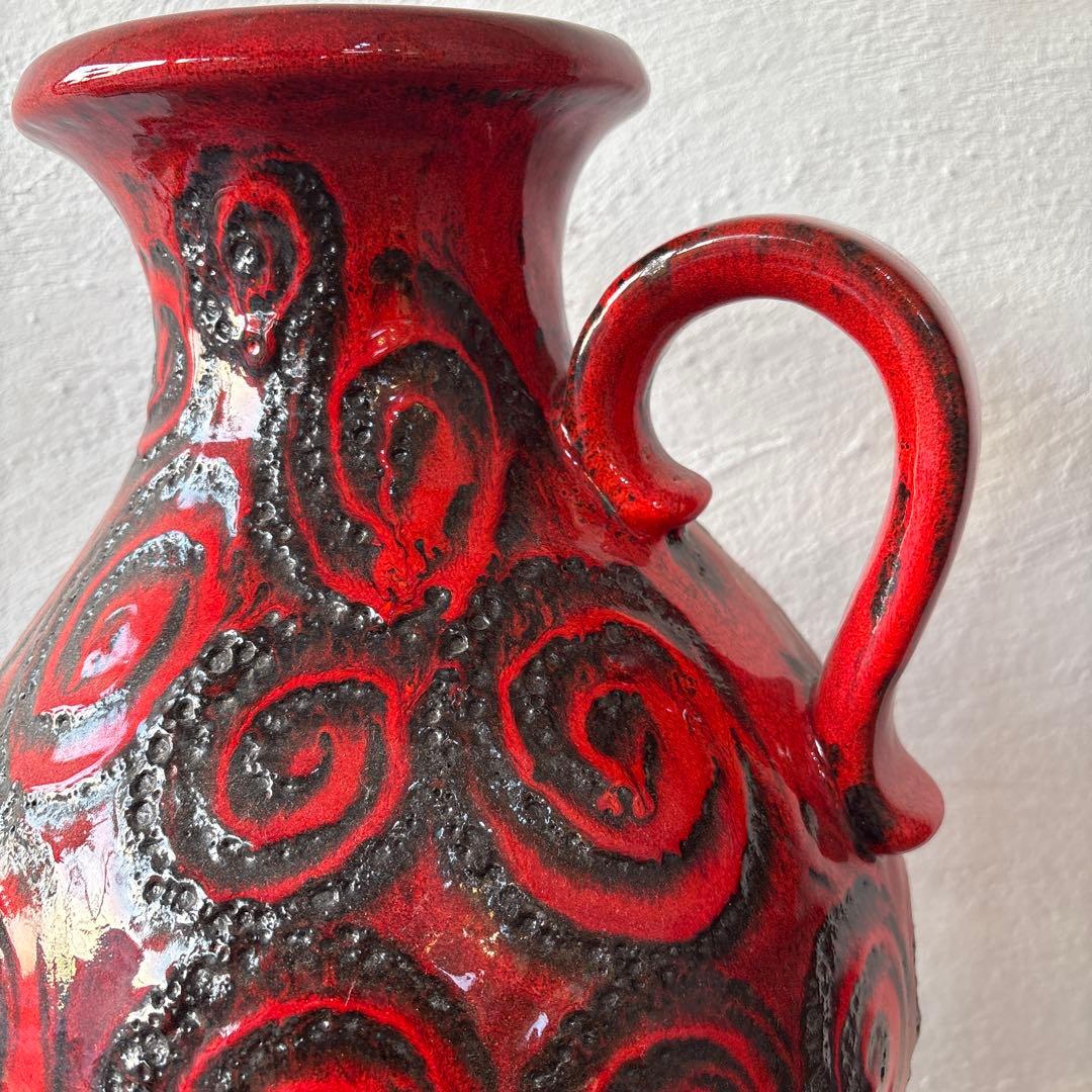 vintage 西ドイツ　花瓶　フラワーベース　壺　60s 70s 大サイズ