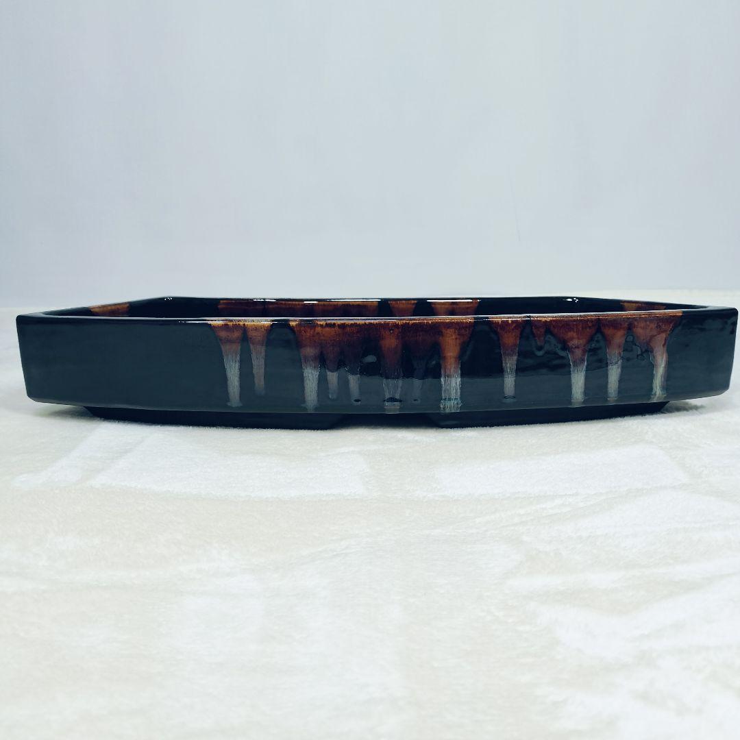 流形水盤花器　扇面水盤　水盤花器　花器　花瓶　水盤　生け花　華道