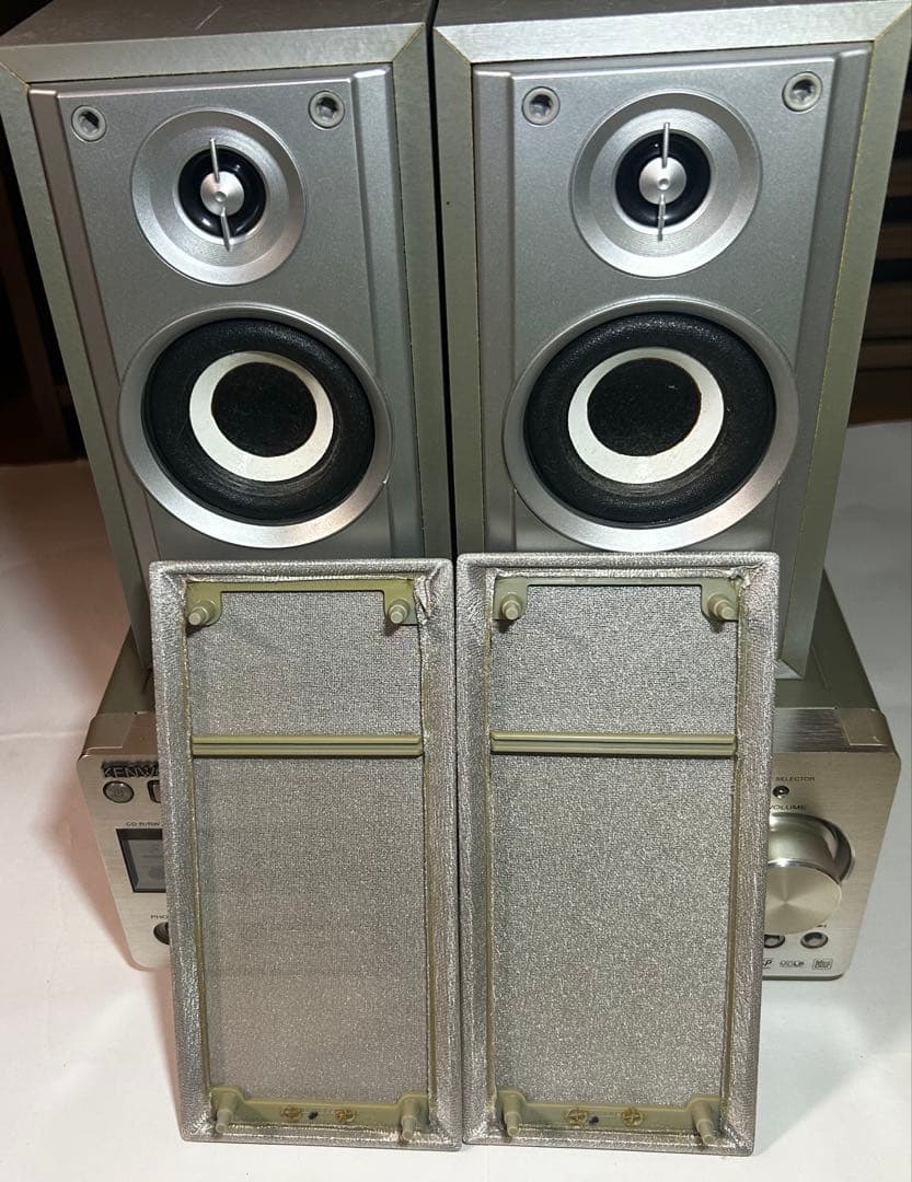 KENWOOD R-K711 LS-ES9 コンポ 美品 通電確認