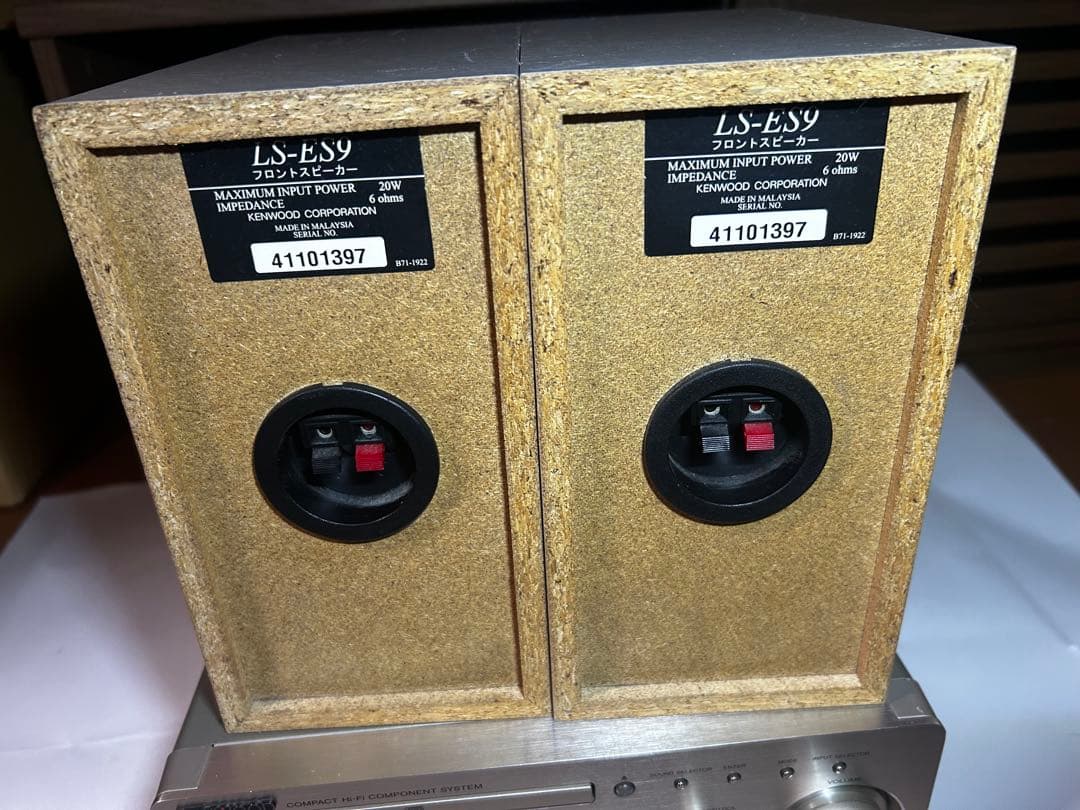 KENWOOD R-K711 LS-ES9 コンポ 美品 通電確認