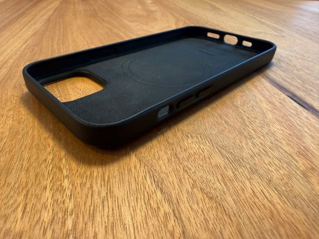 【新品】iPhone 14 レザーケース 純正- ミッドナイト