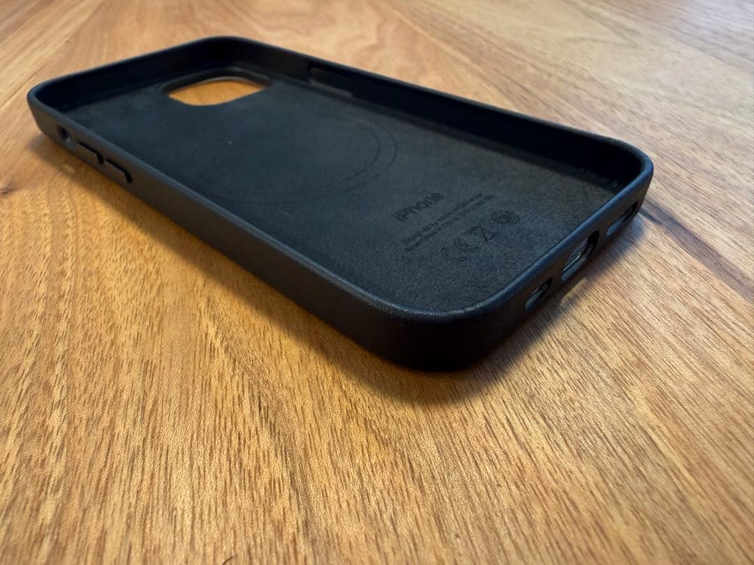 【新品】iPhone 14 レザーケース 純正- ミッドナイト