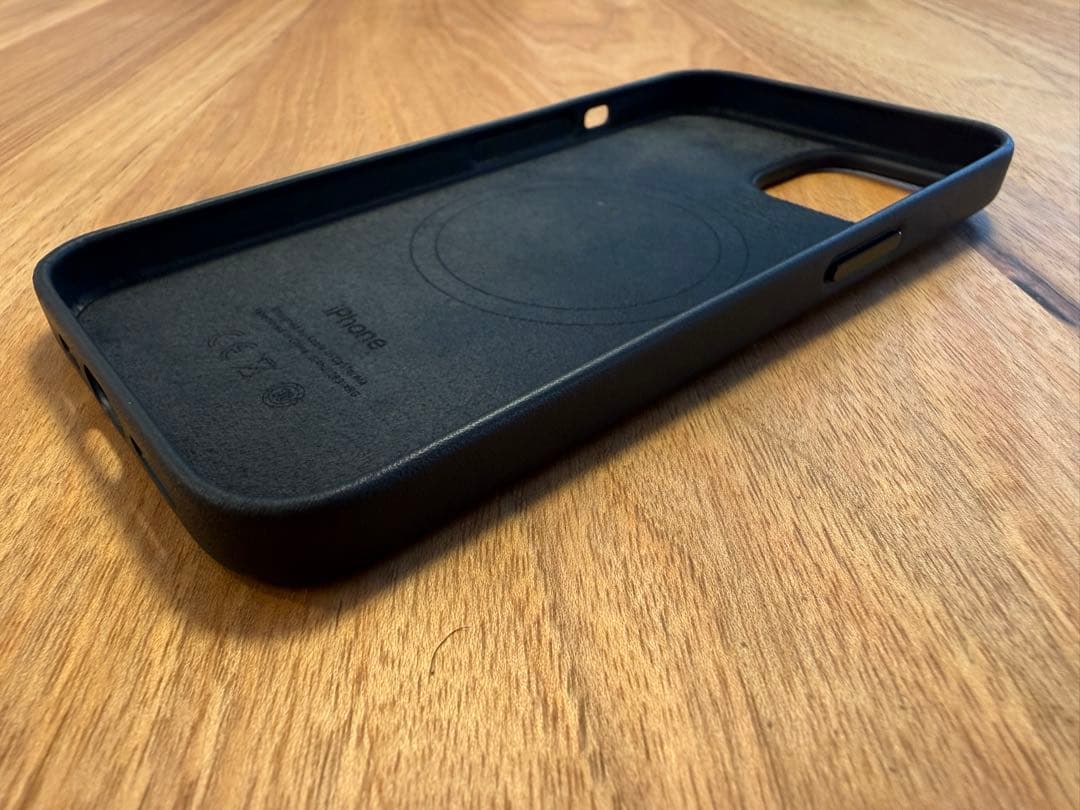 【新品】iPhone 14 レザーケース 純正- ミッドナイト