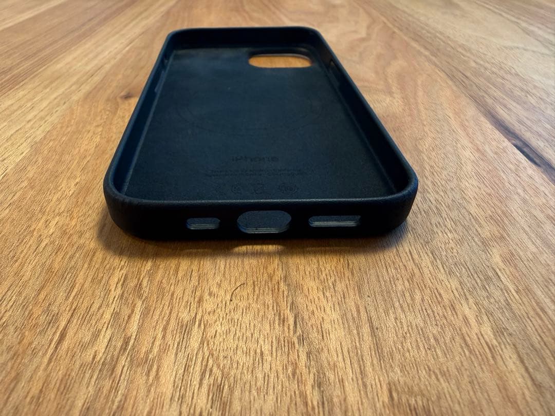【新品】iPhone 14 レザーケース 純正- ミッドナイト