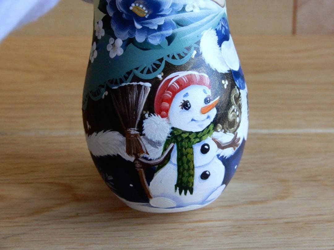 スヴェトラーナ・ニコラエヴァ　マトリョーシカ　～ 冬の友だち【5p】～　作家もの