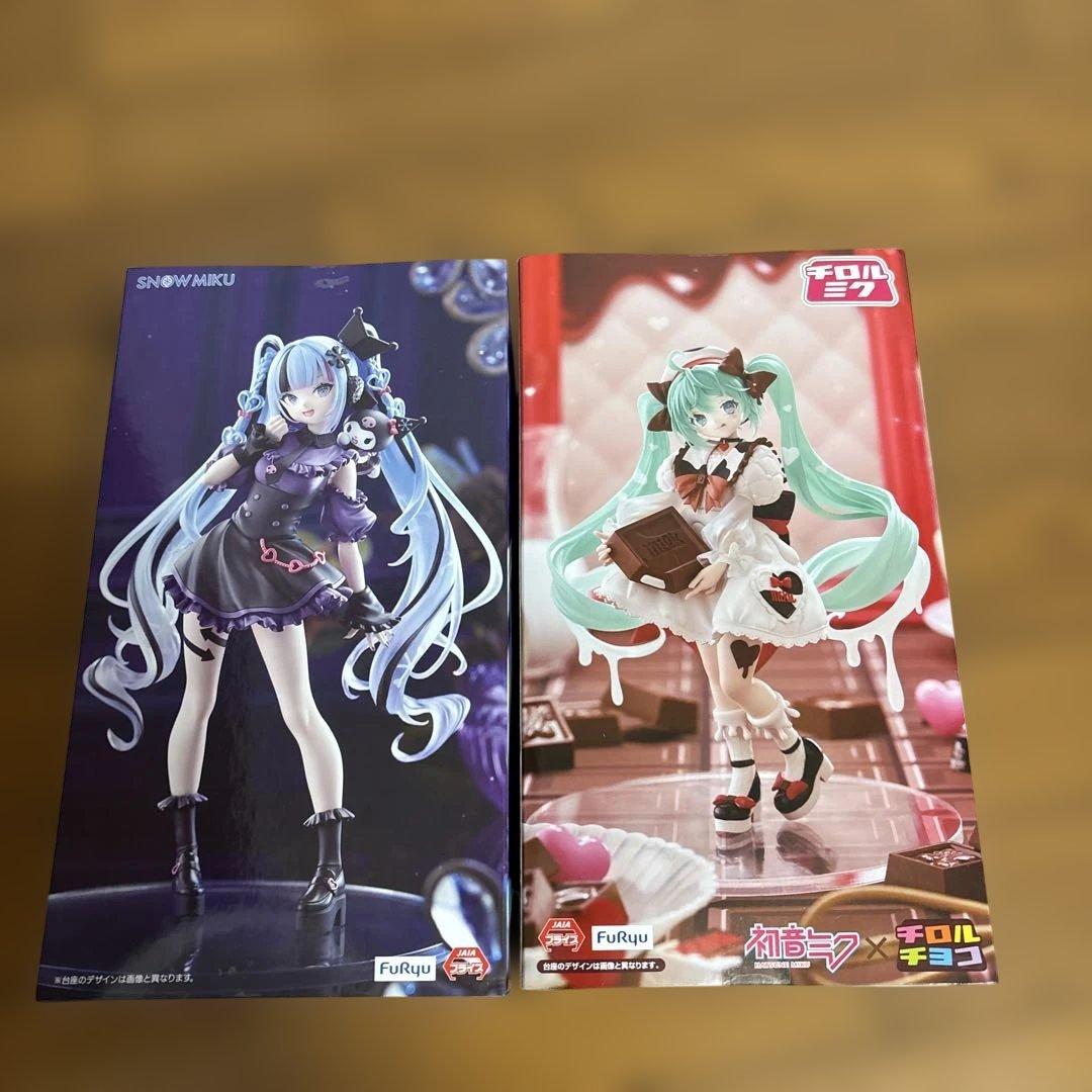 初音ミクフィギュア (チロルミク・雪ミク×クロミ・ヴィンテージドール・ガンダム）