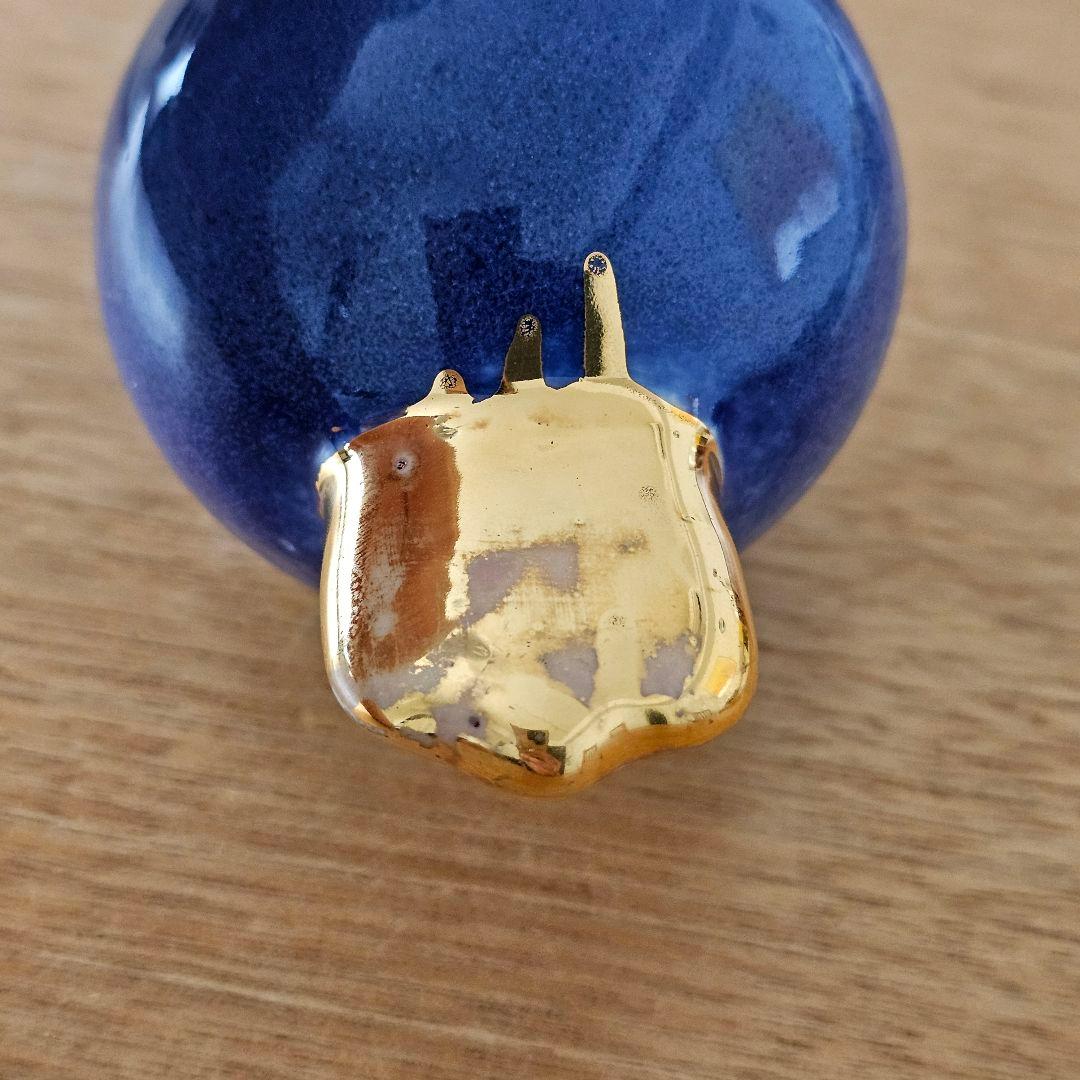 リサラーソン　テクラ　Bird　tekla　ブルー　置物